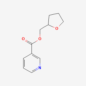 molecular formula C11H13NO3 B1203900 Tetrahydrofurfuryl nicotinate CAS No. 70-19-9