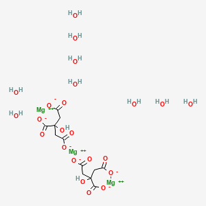 molecular formula C12H28Mg3O23 B12039096 Magnesium citrate tribasic nonahydrate 