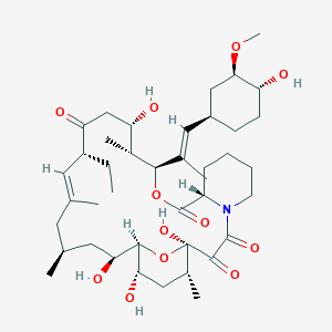 molecular formula C41H65NO12 B120391 13,15-O-Bidesmethylimmunomycin CAS No. 153781-49-8