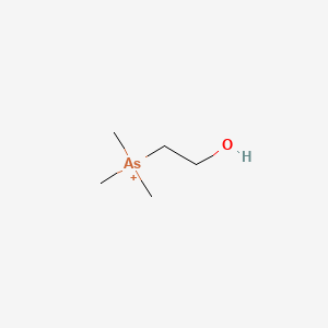 molecular formula C5H14AsO+ B1203914 Arsenocholine CAS No. 39895-81-3