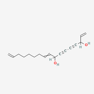 Heptadeca-1,9,16-trien-4,6-diyne-3,8-diol