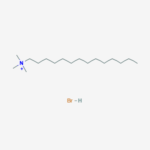 molecular formula C17H39BrN+ B12039292 Trimethyl(tetradecyl)azanium;hydrobromide 