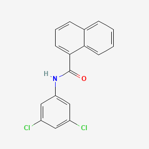 molecular formula C17H11Cl2NO B12039305 N-(3,5-Dichlorophenyl)-1-naphthamide CAS No. 519003-78-2