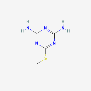 6-(Methylthio)-1,3,5-triazine-2,4-diamine
