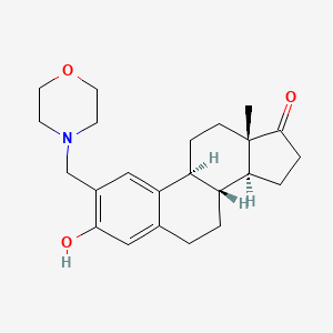 3-Hydroxy-2-(4-morpholinylmethyl)estra-1,3,5(10)-trien-17-one