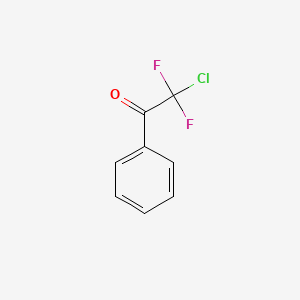 molecular formula C8H5ClF2O B1203941 2-Chloro-2,2-difluoroacetophenone CAS No. 384-67-8