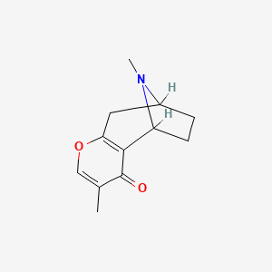 molecular formula C12H15NO2 B1203953 Bellendine CAS No. 32152-73-1