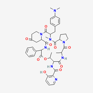 molecular formula C44H52N8O10 B1203956 Pristinamycin IC CAS No. 28979-74-0