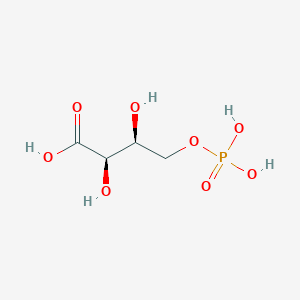 molecular formula C4H9O8P B1203961 D-4-Phosphoerythronic acid 