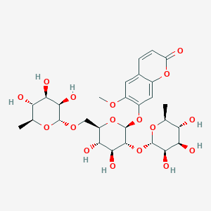 molecular formula C28H38O17 B12039651 Haploperoside E 