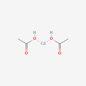molecular formula C4H8CdO4 B12039764 Diacetoxycadmium 