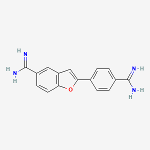 2-(4-Amidinophenyl)-1-benzofuran-5-carboxamidine