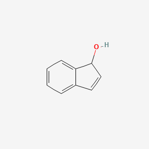 molecular formula C9H8O B1203984 1H-Indenol CAS No. 56631-57-3