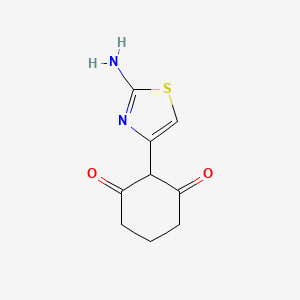 2-(2-Amino-4-thiazolyl)cyclohexane-1,3-dione