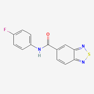 N-(4-fluorophenyl)-2,1,3-benzothiadiazole-5-carboxamide