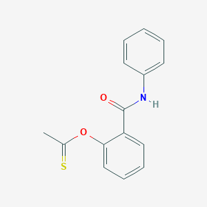 Ethanethioic acid, O-(2-((phenylamino)carbonyl)phenyl) ester