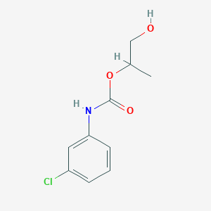 Carbamic acid, (3-chlorophenyl)-, 2-hydroxy-1-methylethyl ester
