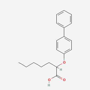 2-(p-Benzylphenoxy)-heptanoic acid