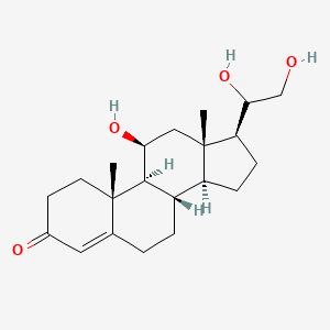 molecular formula C21H32O4 B1204011 20-Dihydrocorticosterone CAS No. 35531-74-9