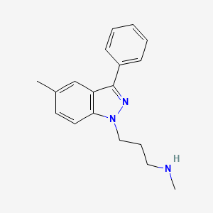 1-(3-(Methylamino)-propyl)-5-methyl-3-phenyl-1H-indazole