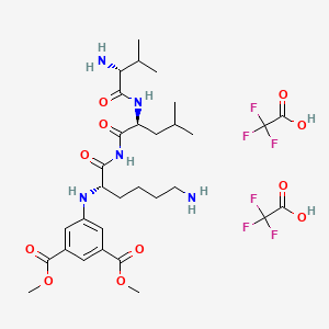molecular formula C31H45F6N5O11 B1204019 Dvllap CAS No. 70552-60-2