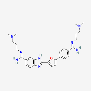molecular formula C29H38N8O B1204024 DB 340 CAS No. 213972-23-7