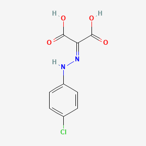molecular formula C9H7ClN2O4 B1204025 2-[(4-Chlorophenyl)hydrazono]propanedioic acid 