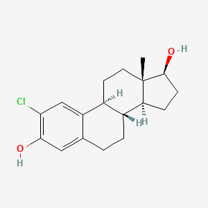 molecular formula C18H23ClO2 B1204031 2-Chloroestradiol CAS No. 88847-87-4