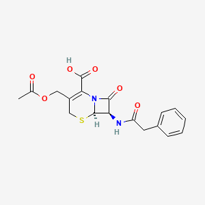 molecular formula C18H18N2O6S B1204034 Cefaloram CAS No. 859-07-4