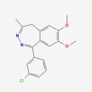 molecular formula C18H17ClN2O2 B1204035 Girisopam CAS No. 82230-53-3