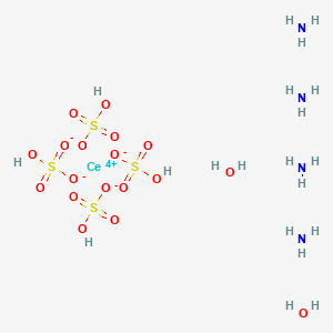 molecular formula CeH20N4O18S4 B12040372 Cerium(IV) ammonium sulfate dihydrate 