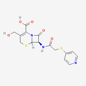 molecular formula C15H15N3O5S2 B1204039 Desacetylcephapirin CAS No. 38115-21-8
