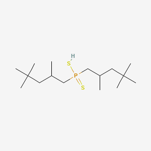 molecular formula C16H35PS2 B1204042 Bis(2,4,4-trimethylpentyl)dithiophosphinic acid CAS No. 107667-02-7