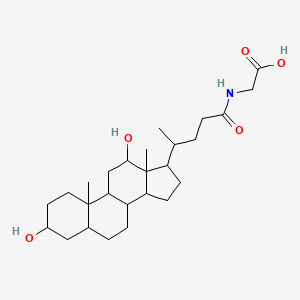 molecular formula C26H43NO5 B1204046 glycodeoxycholic acid 