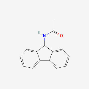 molecular formula C15H13NO B12040509 9-Acetylaminofluorene CAS No. 5424-77-1