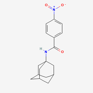 molecular formula C17H20N2O3 B12040590 N-(Adamantan-1-yl)-4-nitrobenzamide CAS No. 30979-60-3