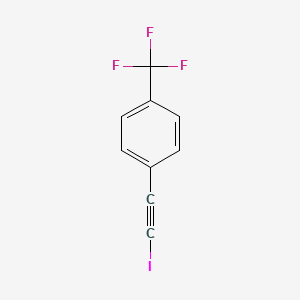 molecular formula C9H4F3I B12040613 1-(Iodoethynyl)-4-(trifluoromethyl)benzene 
