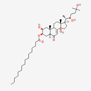 molecular formula C43H74O7 B1204062 Ecdysone palmitate 