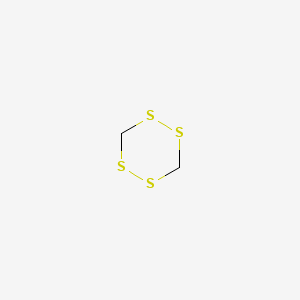 molecular formula C2H4S4 B1204082 1,2,4,5-Tetrathiane CAS No. 291-22-5