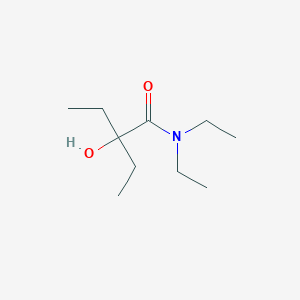 molecular formula C10H21NO2 B1204093 n,n,2-Triethyl-2-hydroxybutanamide CAS No. 58889-20-6