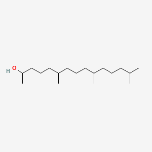 molecular formula C18H38O B1204099 6,10,14-Trimethylpentadecan-2-ol CAS No. 69729-17-5