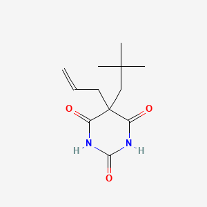 molecular formula C12H18N2O3 B1204100 Nealbarbital CAS No. 561-83-1