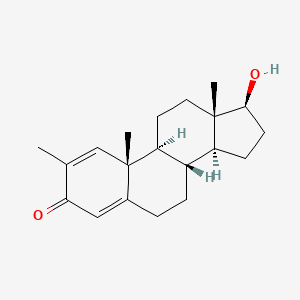 molecular formula C20H28O2 B1204107 17beta-Hydroxy-2-methylandrost-1,4-dien-3-one CAS No. 7251-38-9
