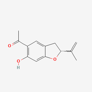 molecular formula C13H14O3 B1204112 6-Hydroxytremetone CAS No. 21491-62-3