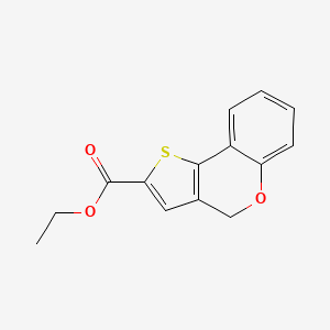 molecular formula C14H12O3S B12041126 Ethyl 4H-thieno[3,2-c]chromene-2-carboxylate 