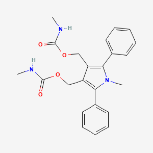 1-Methyl-2,5-diphenyl-3,4-bis(hydroxymethyl)pyrrole bis(N-methylcarbamate)