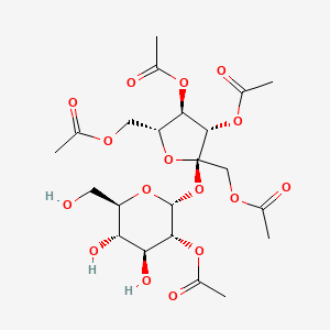 molecular formula C22H32O16 B1204122 5Ac-Sucrose CAS No. 149057-51-2