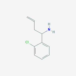 molecular formula C10H12ClN B12041297 1-(2-Chlorophenyl)but-3-EN-1-amine 