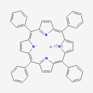molecular formula C44H28InN4+ B1204132 Indium tetraphenylporphyrin CAS No. 72451-33-3