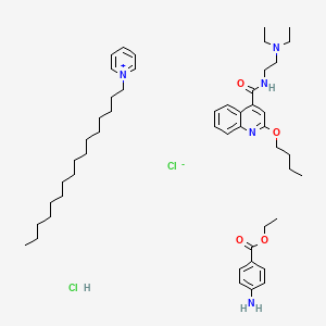 molecular formula C50H79Cl2N5O4 B1204135 Cepacaine CAS No. 75975-62-1